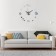 Watching interior, 3D "bird", silent, sticker, large, D-40 cm