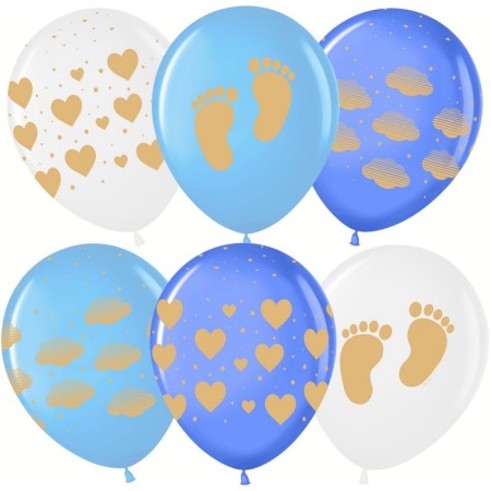 Shar Latex 12 "Newborn", 5 tbsp., Set 25 pcs., Mix