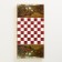 Backgammon "Cossacks of Cossacks on the river", wooden board 50 x 50 cm, with a field for playing checkers