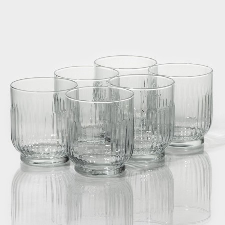A set of glass glasses LAV Tokyo, 330 ml, 7.9 × 9 cm, 6 pcs