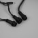 Garland “thread” 10 m, IP65, UMS, dark rubber thread, 100 LED, warm white glow, flicker, 220 V