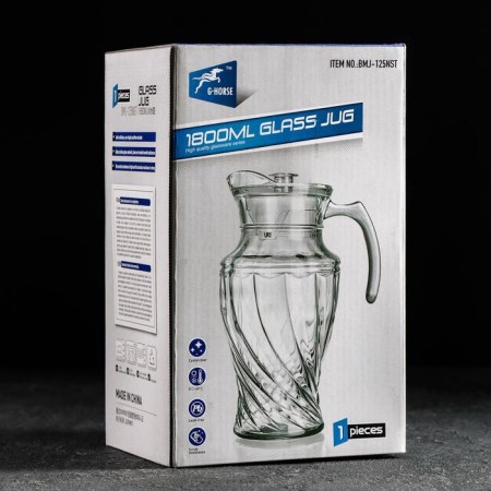 Glass Glass "Whirlwind", 1.6 liters-3