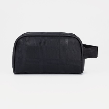 Cosmetic bag with lightning, black color-1