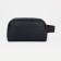 Cosmetic bag with lightning, black color