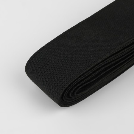 Knitted elastic, 40 mm, 10 ± 0.5 m, black color-1