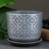 Flower pot "Hypyur" gray, 0.75 liters