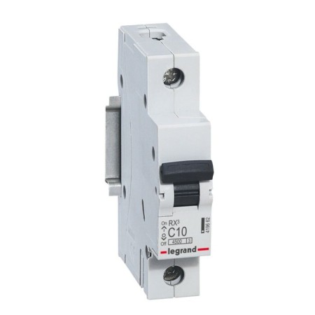 Switch aut. Legrand, 1P, C 10A, RX3, 4. 5ka 419662