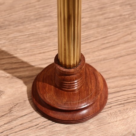 Garrette's candlestick 25 cm, shisham tree-4