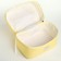 Lightning cosmetic bag, yellow color
