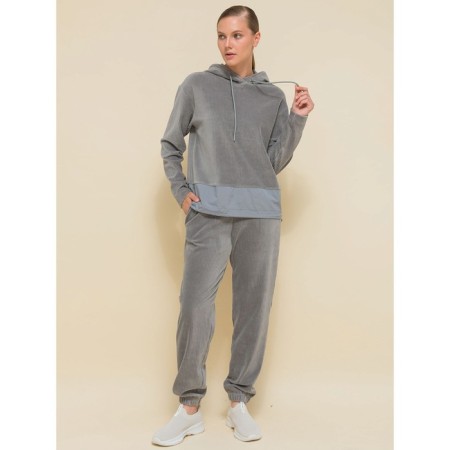 Female sweatshirt, size 42, gray color-9