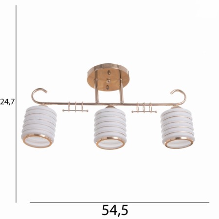 Alet chandelier 3x40W E27 Gold Model: 2800430-5