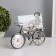 Photo frame Plastic with clock "Bicycle" 10x15 cm, 18x22 cm