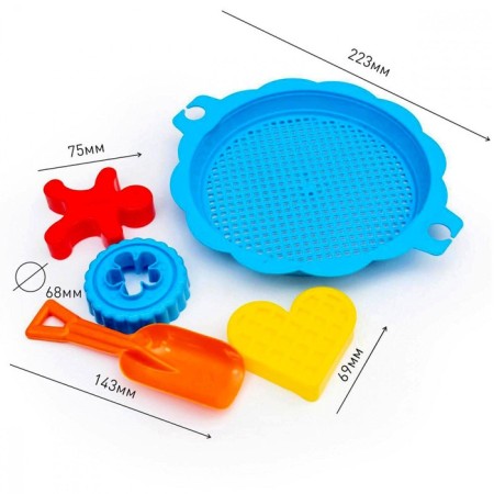 Sanding molds "Slasten", with sieve-1