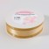 The tape is decorative, nylon/satin, with lurex, 25 mm, 18 ± 1 m, gold color