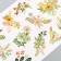 Stickers Paper "Flowers" set 2 sheets 20x15 cm