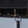 Key with a shelf "Home Sweet Home" black, 28x23x7.5 cm