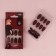 Bordeaux patch nails, 24 pcs, adhesive plates, almond shape, matte burgundy color
