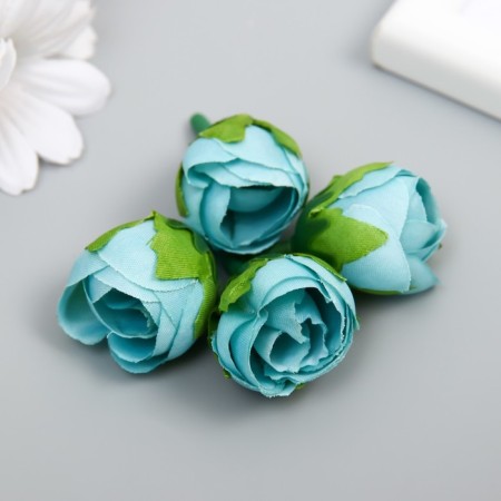 Budon on the leg for decorating "Rose Pionoid bud" of the sea 2.5x3 cm-2