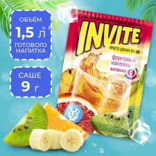 Soluble drink Invite Fruit cocktail, 9 g