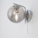 Sconces Citilux "Tommy" CL102310, 15x20 cm, 1x40W, E14, color gray color
