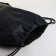 Bag for shoes on the lace, black color