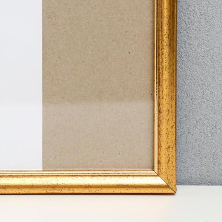 Photo frame plastic 45x45 cm, aged gold (plastic screen)-1