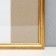Photo frame plastic 45x45 cm, aged gold (plastic screen)