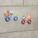 A set of double hooks of self -adhesive "animals", 2 pcs, drawing mix