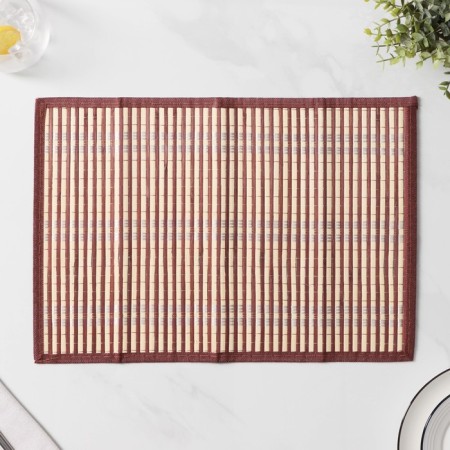Serving napkin on the table "Kant", 45 × 30 cm, brown color-1