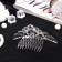 Hair diadem "Medea" charm, 10 × 4 cm, silver
