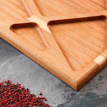 Serving dish "Menzhitsa", 50x30 cm, array of ash-2