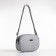 Bag Women's Cross-Bodi with a zipper, gray color