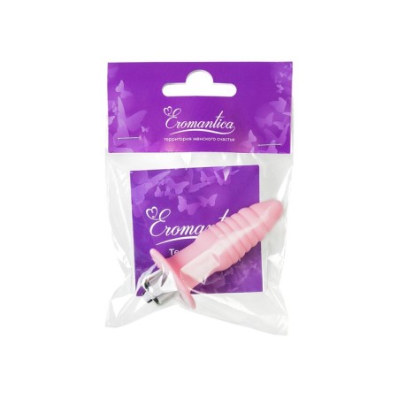 Anal Vibrovalok Eromantica, Princess, silicone, pink, 9 cm-7