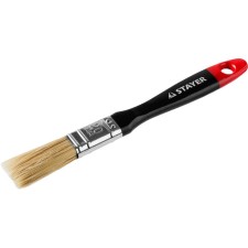 Brush flat Stayer Universal 0104-020, natural bristles, wooden handle, 20 mm, 3/4