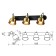 Lamp wall-flowing spot RIVOLI LENORE 7060-703 3CH14, 40W, rotary with a switch
