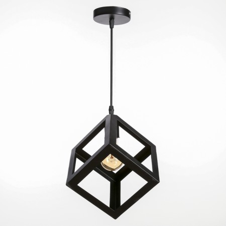 Lamp Bayerlux suspension "Square" 1x40W E27 16x16x116 cm-2