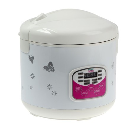 Homestar HS-2022, 900 W multicooker, 5 l, 10 programs, anti-stick coating, white