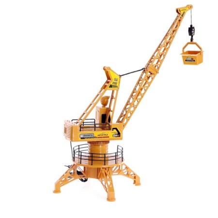 Building crane, remote control, operates from batteries-2