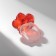 Ring "Molecules", red color, 17 size
