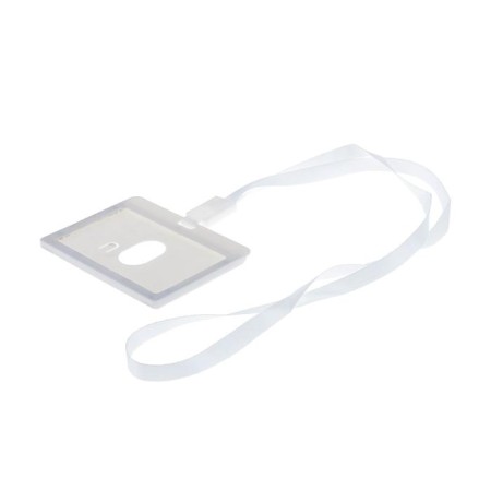 Badge-carman horizontal, (external 1100 x 74 mm), internal 90 x 54 mm, light gray, with a tape stiff-circo-2