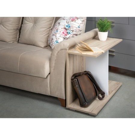 Baste Light table 03.289, 850x300x550, gray oak/white premium-1