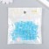 Busins ​​Plastic "Crystal Multicapon. Blue" Transparent set of 20 g 1x1x1 cm