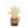 The award figure “For success in study”, five, goblet, plastic, gold, 6.5 x 10.5 x 4 cm.