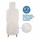 Senator Country Wool, short pile, natural sheepskin, 2pcs, 140x55cm, white 77718