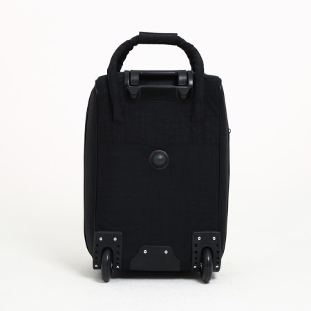 Small Small suitcase 20 "with a bag, a lightning department, with an extension, the color is black-2