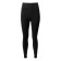 Women's microfiber leggings with fleece 600 den a, black color, size 4