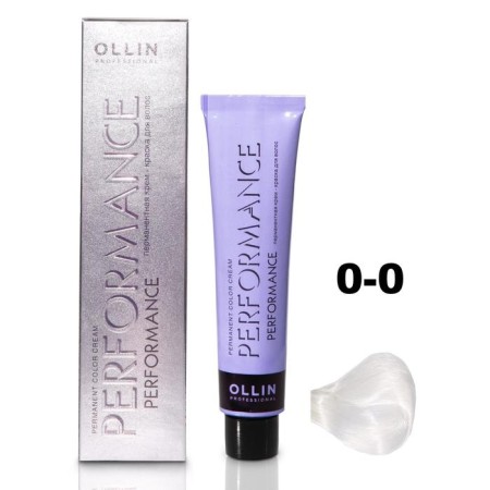 OLLIN PROFESSIONAL PERFORMANCE hair cream, tone 0/0 neutral, 60 ml