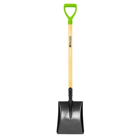 Shovel of soviet, rectangular, l = 115 cm, wooden lacquered stalk, luxe-1
