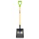 Shovel of soviet, rectangular, l = 115 cm, wooden lacquered stalk, luxe
