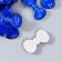 Decor for creativity Plastic "Rhinestial Balt." Set 40 pcs 1.3x2.4 cm